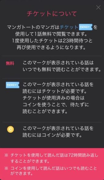 マンガトート　チケット